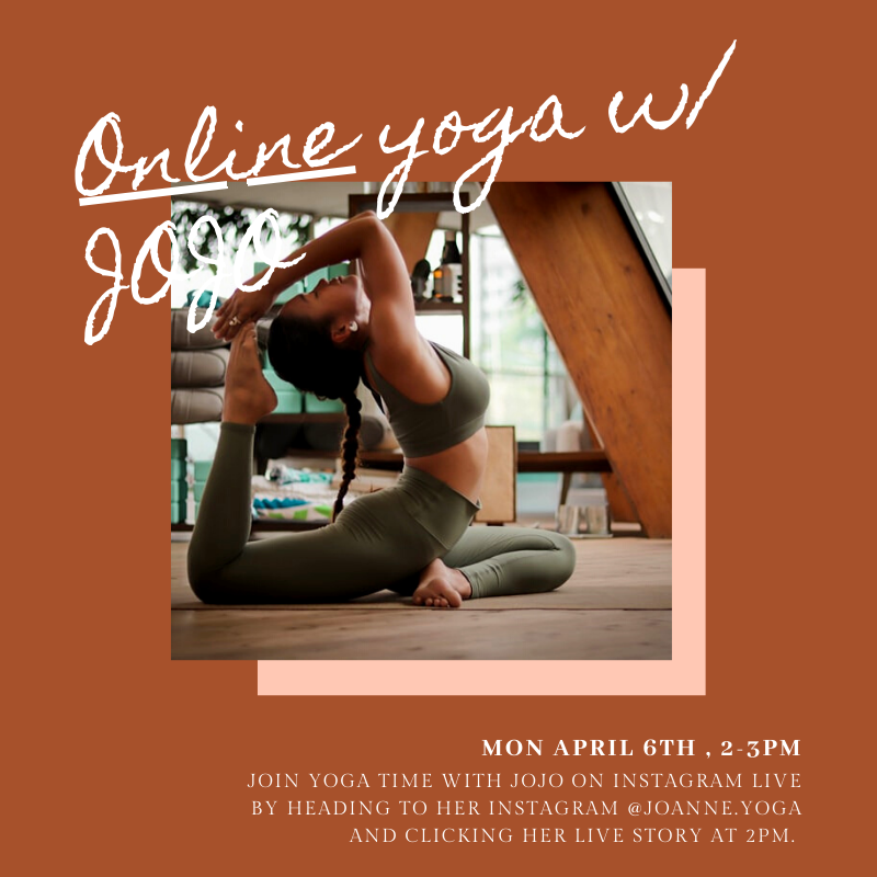 Instagram Live - Yoga with JoJo